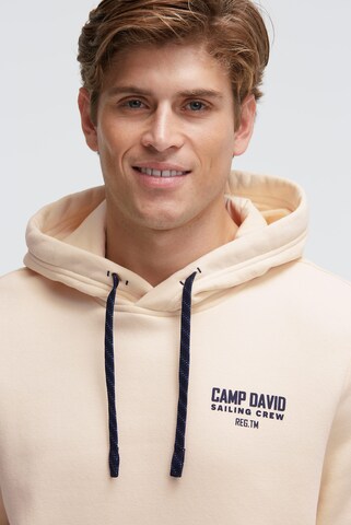CAMP DAVID Sweatshirt in Beige