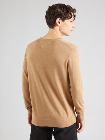 TOMMY HILFIGER Sweater 'Essential' in Brown