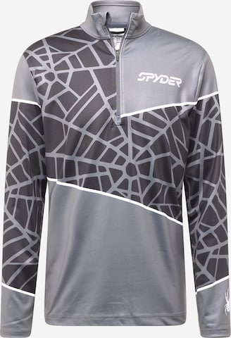 Spyder Sportshirt 'VITAL' in Grau: predná strana