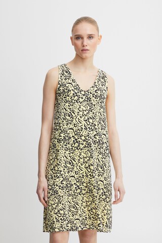 ICHI - Vestido 'Lisa' en amarillo: frente