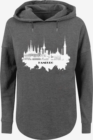 F4NT4STIC Grau, skyline\' in - Collection Sweatshirt \'Cities Hamburg ABOUT Graumeliert YOU |