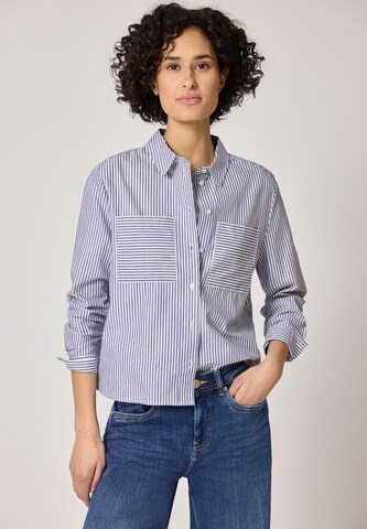 STREET ONE Blouse in Blue: front