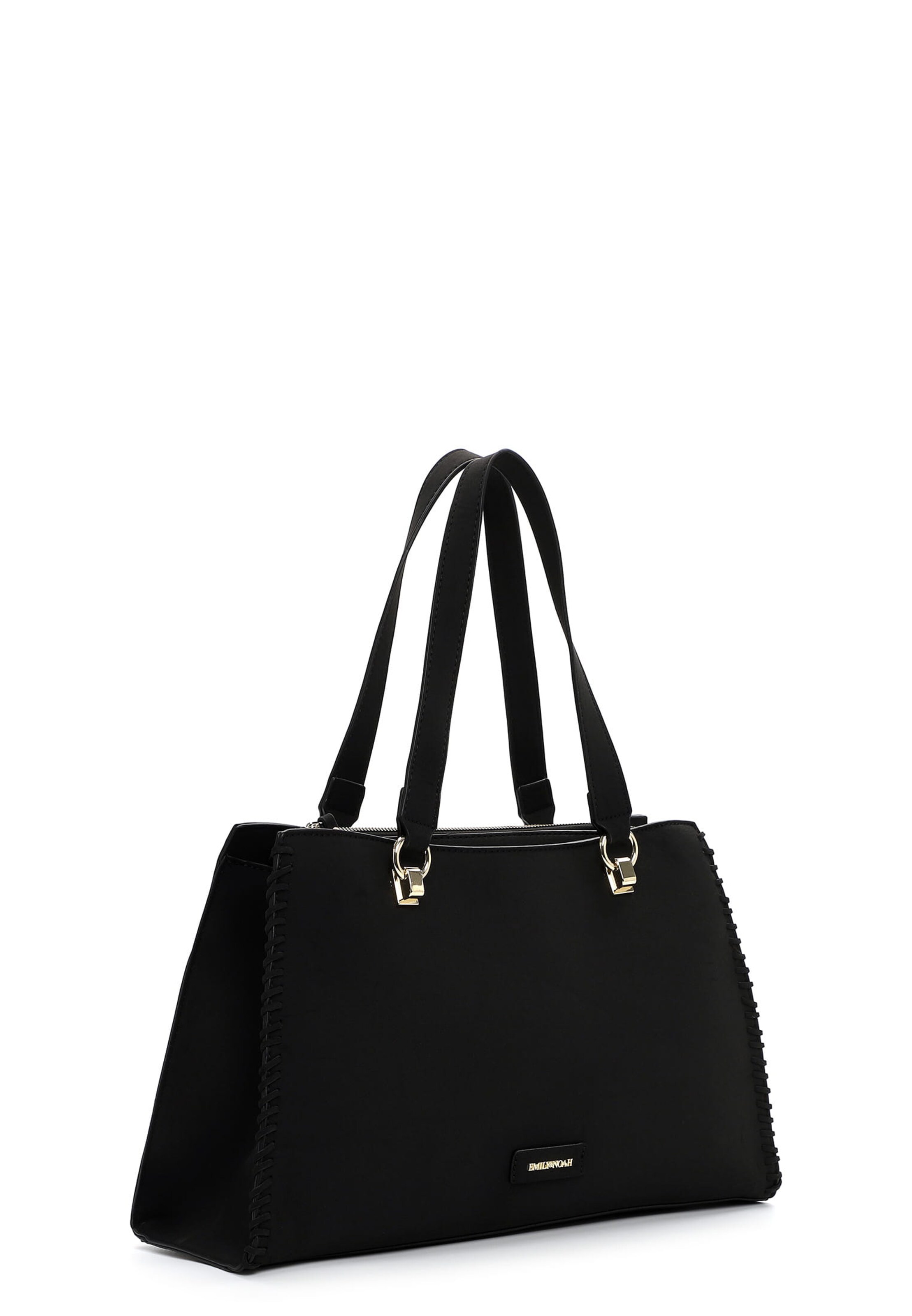 Cabas 'Hailee' Emily & Noah en noir