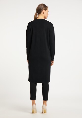 usha BLACK LABEL Knit Cardigan in Black