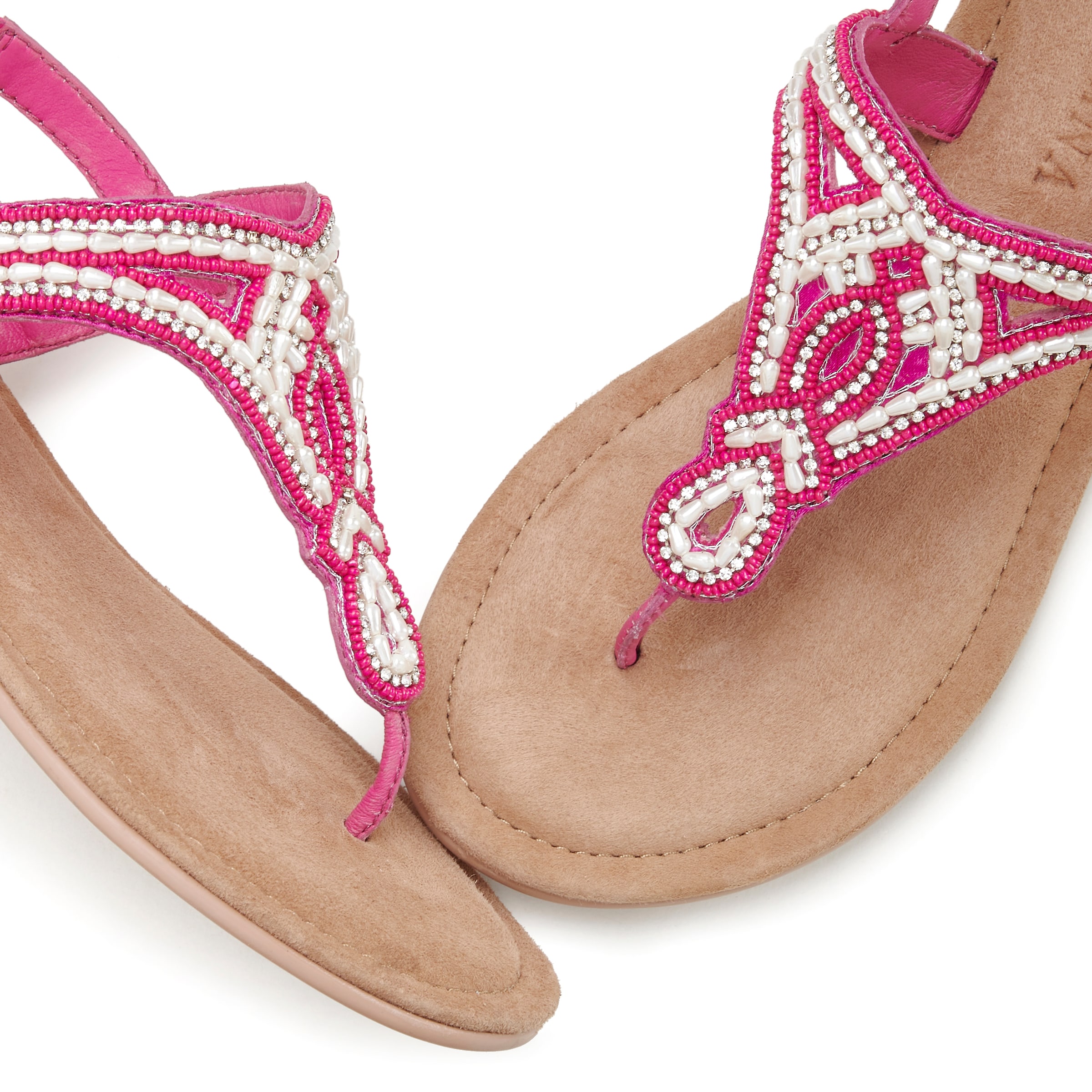 LASCANA Σαγιονάρες διχαλωτές σε ροζ