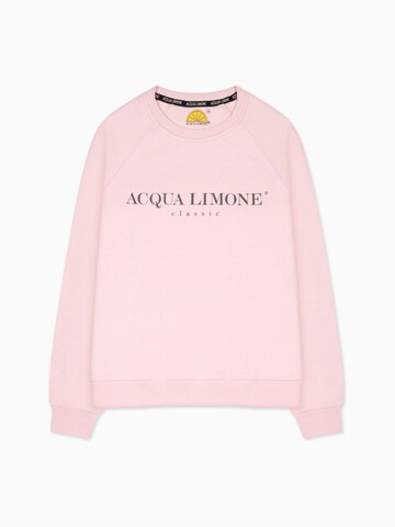 Acqua Limone Sweatshirt 'College Classic' i rosa: framsida