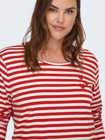 ONLY Carmakoma Футболка 'CARBODIL' в Красный