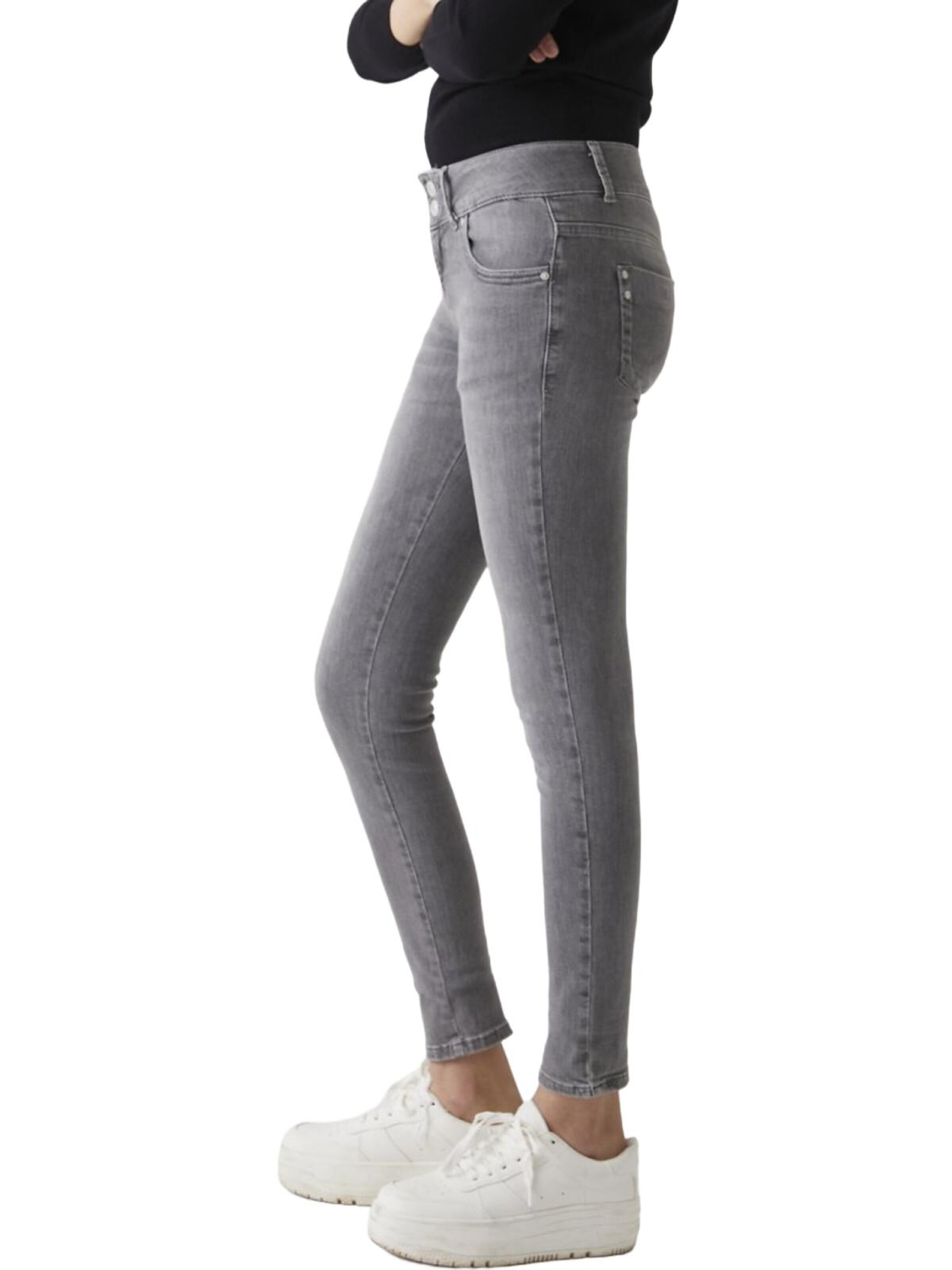 Slimfit Jeans 'LTB Jeans Molly M Mid Waist Skinny Leg Jeanshose' di LTB Jeans in grigio