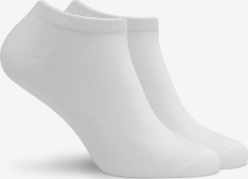 Chaussure basse 'The Sneaker Socks Enkelsokken' Sukats en blanc : devant