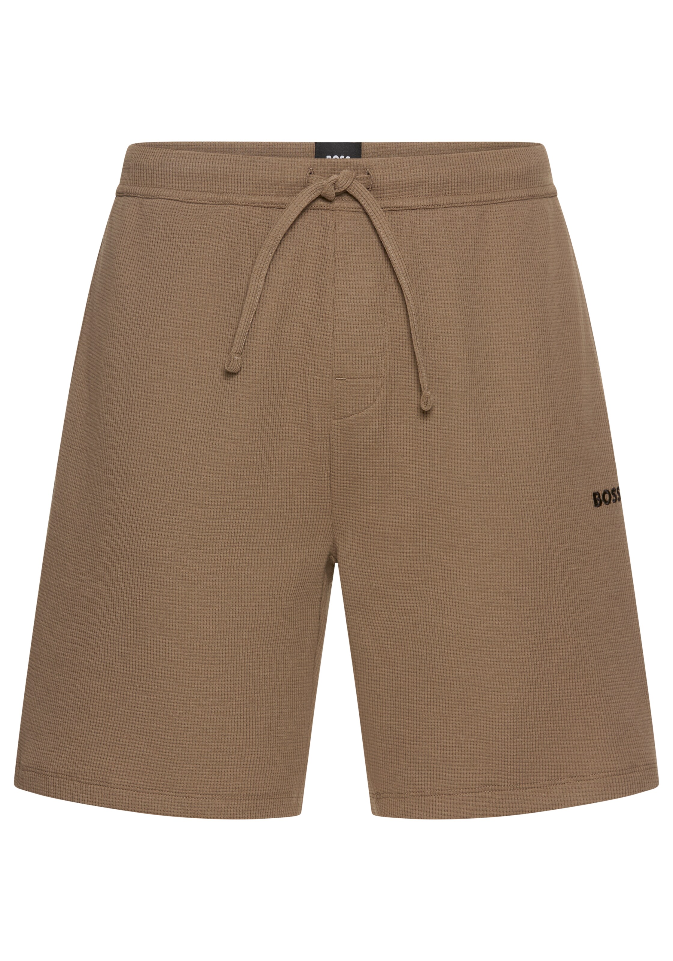 BOSS Pajama Pants in Brown: front
