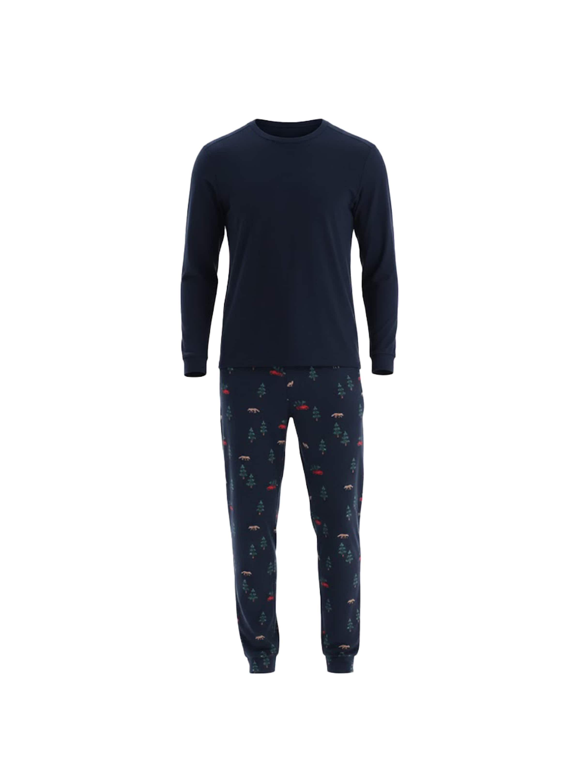 Dagi - Pijama largo en azul: frente