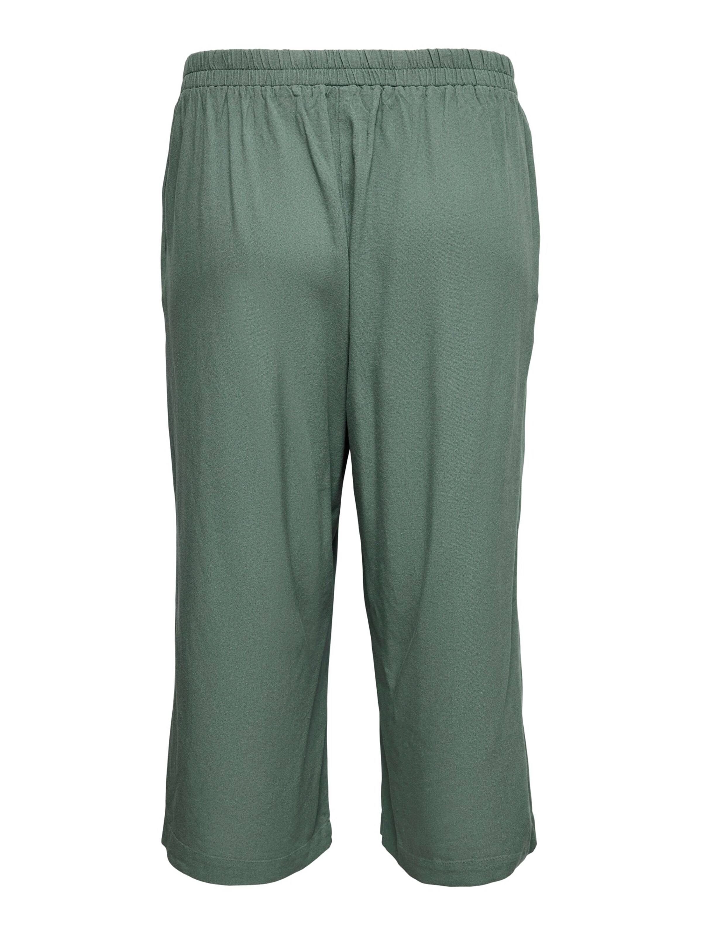 Vero Moda Curve - Pierna ancha Pantalón plisado 'VMCMYMILO' en verde