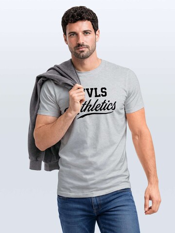 Neverless Shirt 'NVLS Athletics' in Grey