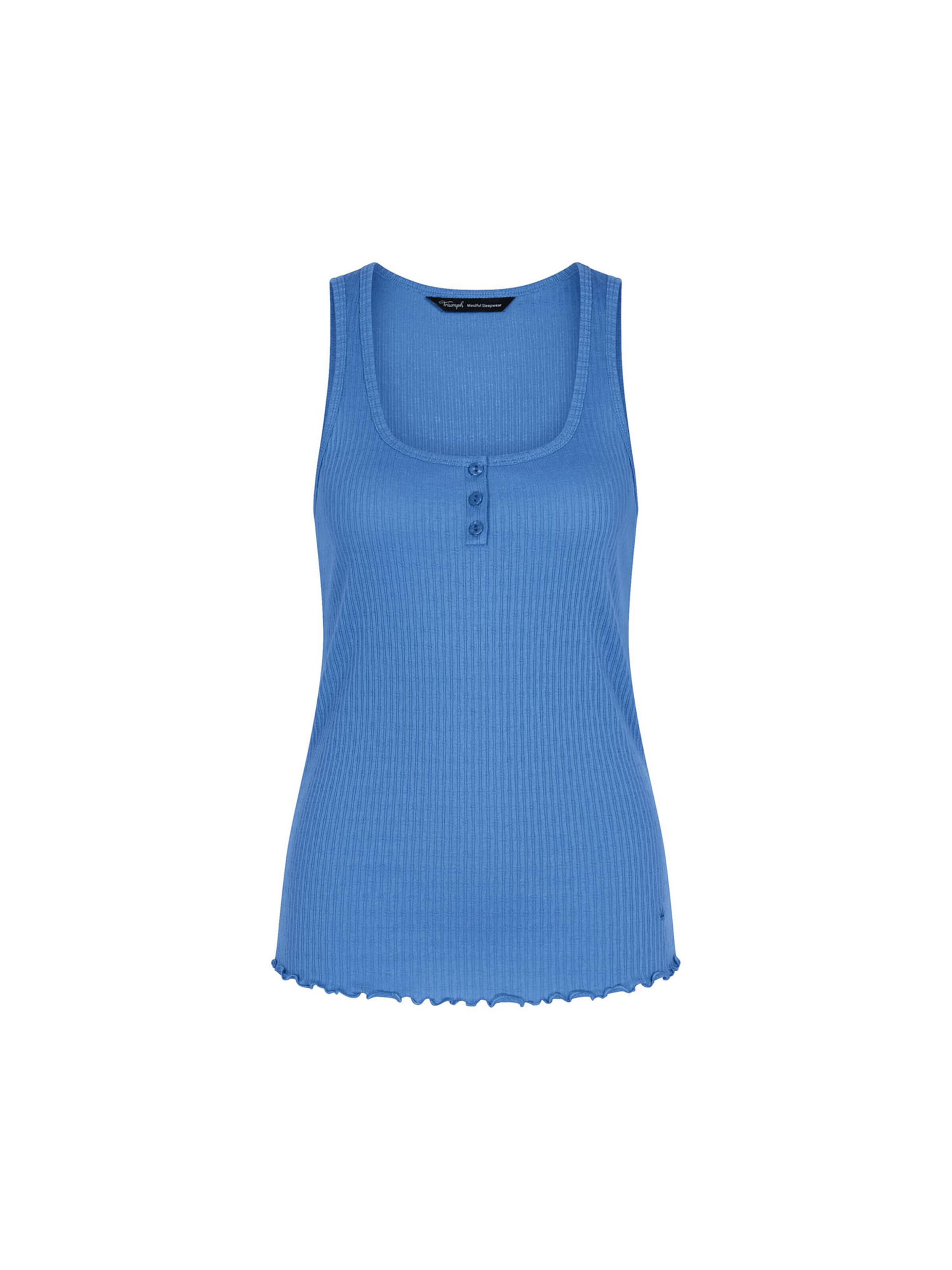 TRIUMPH Top ' Red Label Mix & Match Top ' in Blauw: voorkant