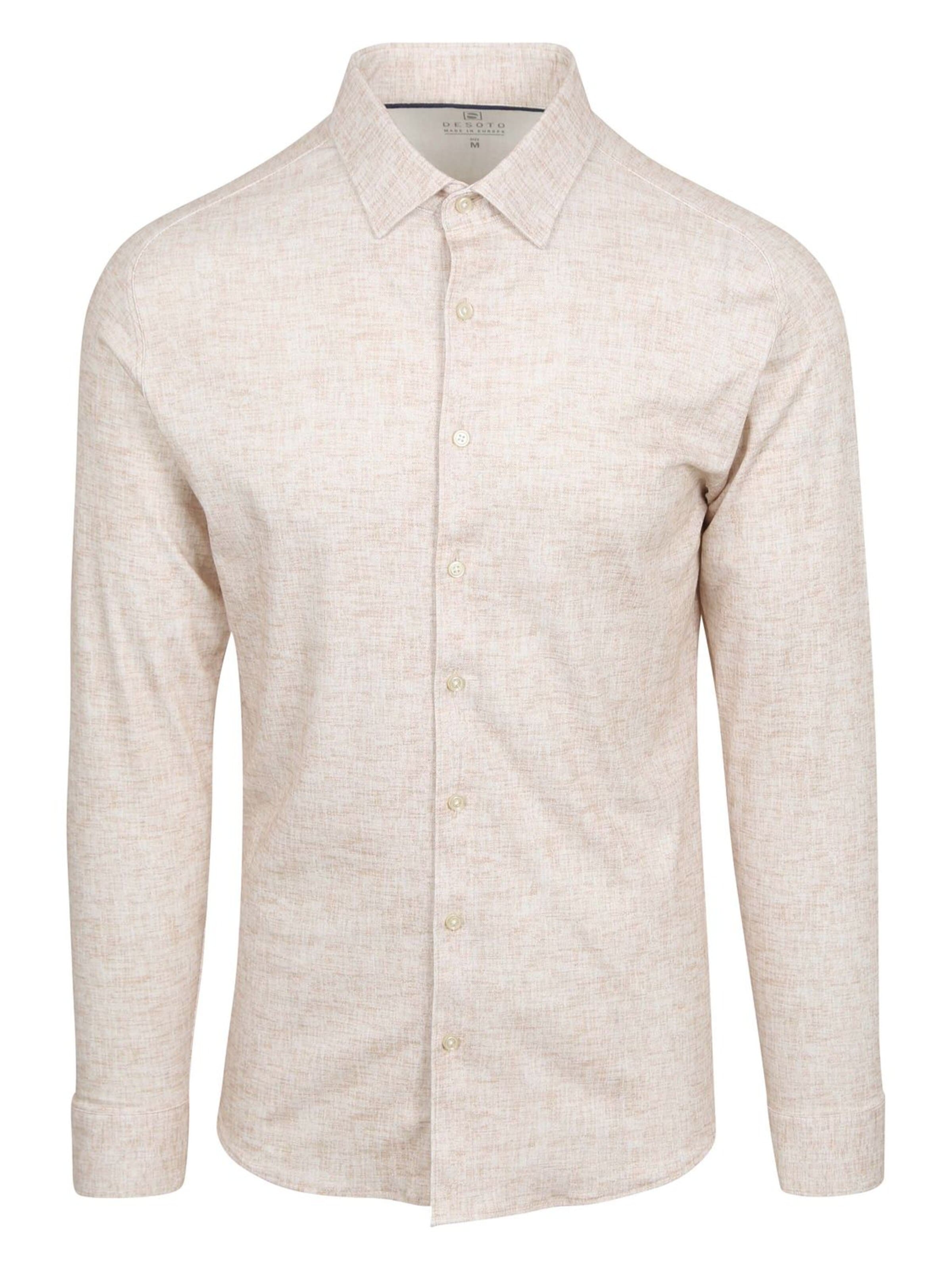DESOTO Slim Fit Hemd‌‌‌‌‌‌ in Beige