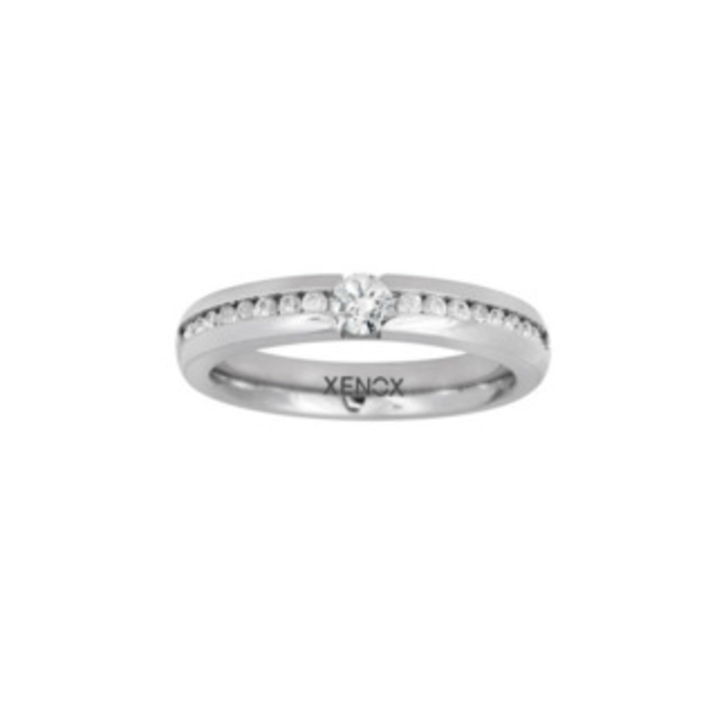 XENOX Ring in Silber: Vorderseite