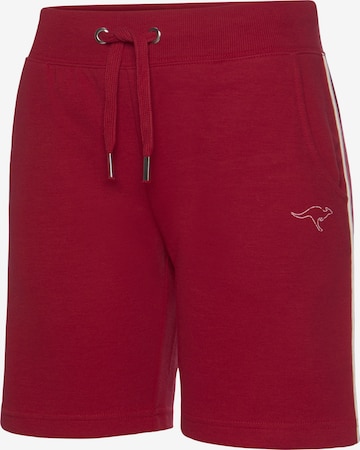 KangaROOS Regular Pants in Red