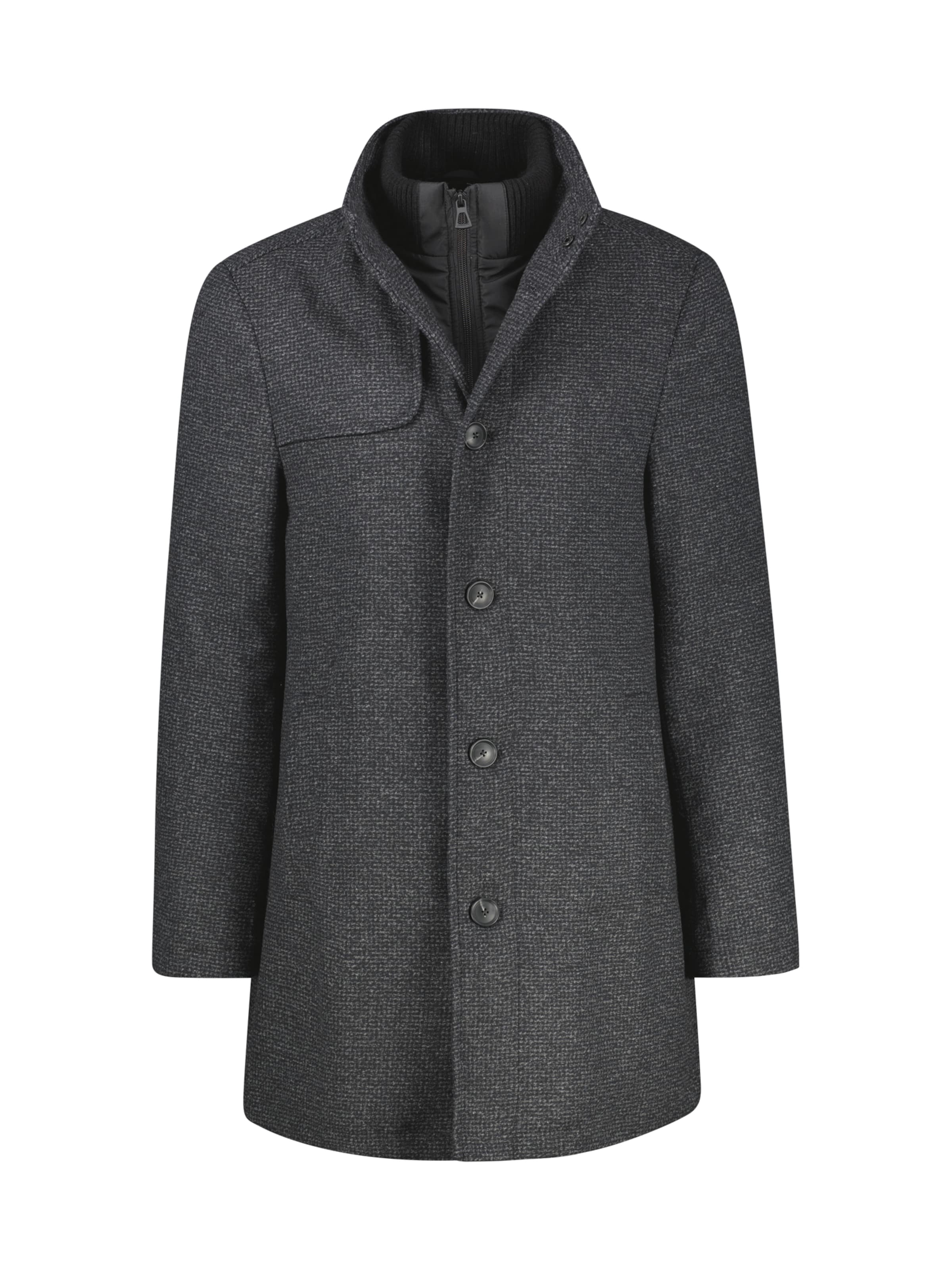 LERROS Tussenjas in de kleur Grafiet / Grijs gemêleerd, Productweergave