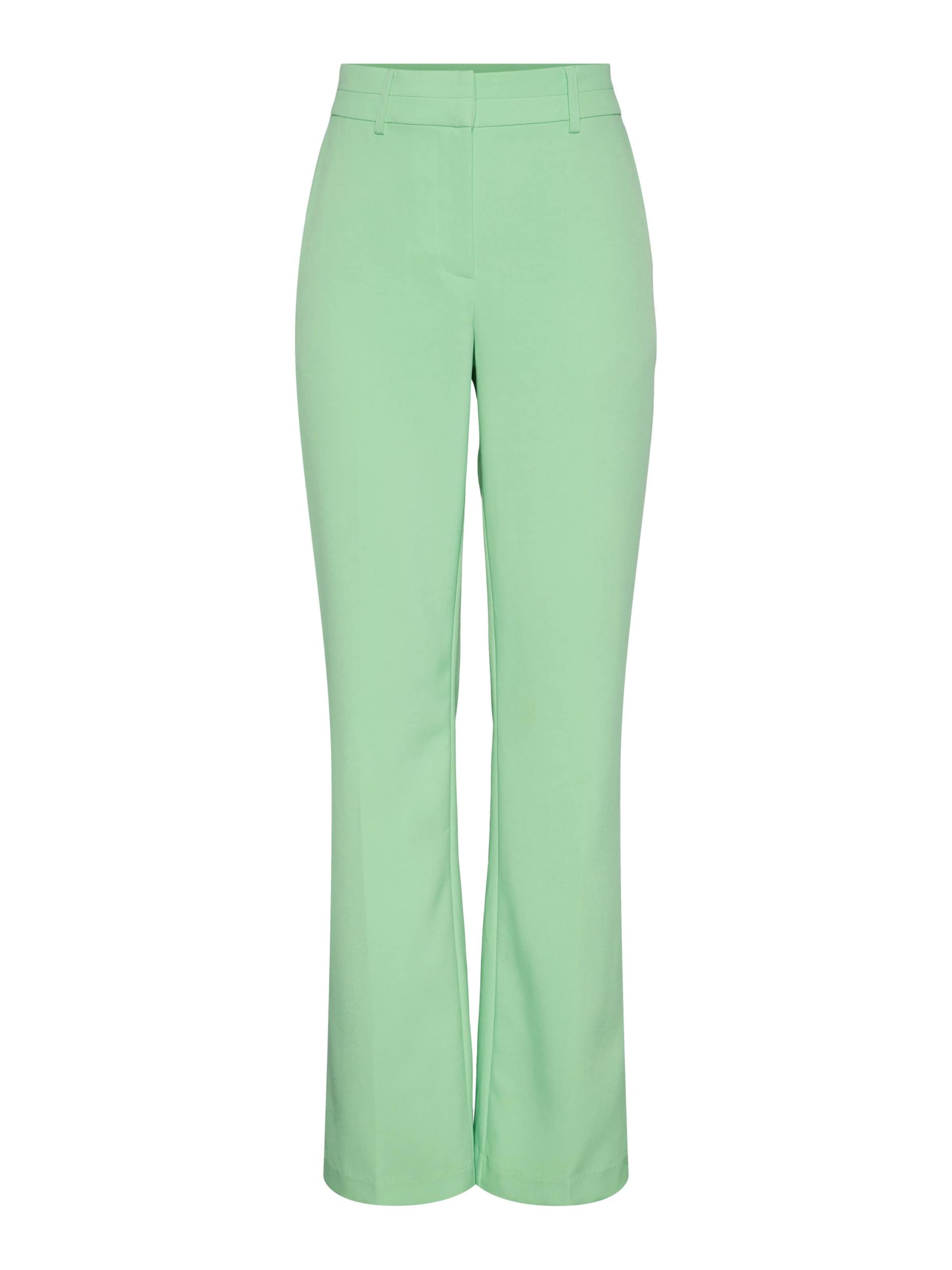 Pantalon à plis 'BLURIS' YAS en vert : devant