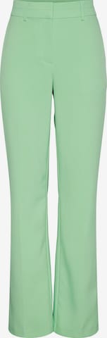 Y.A.S Flared Pleated Pants 'BLURIS' in Green: front