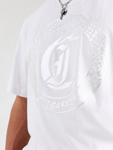 Tricou de la Just Cavalli pe alb