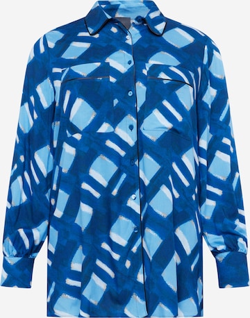 Persona by Marina Rinaldi Blouse 'GALLIA' in Blauw: voorkant