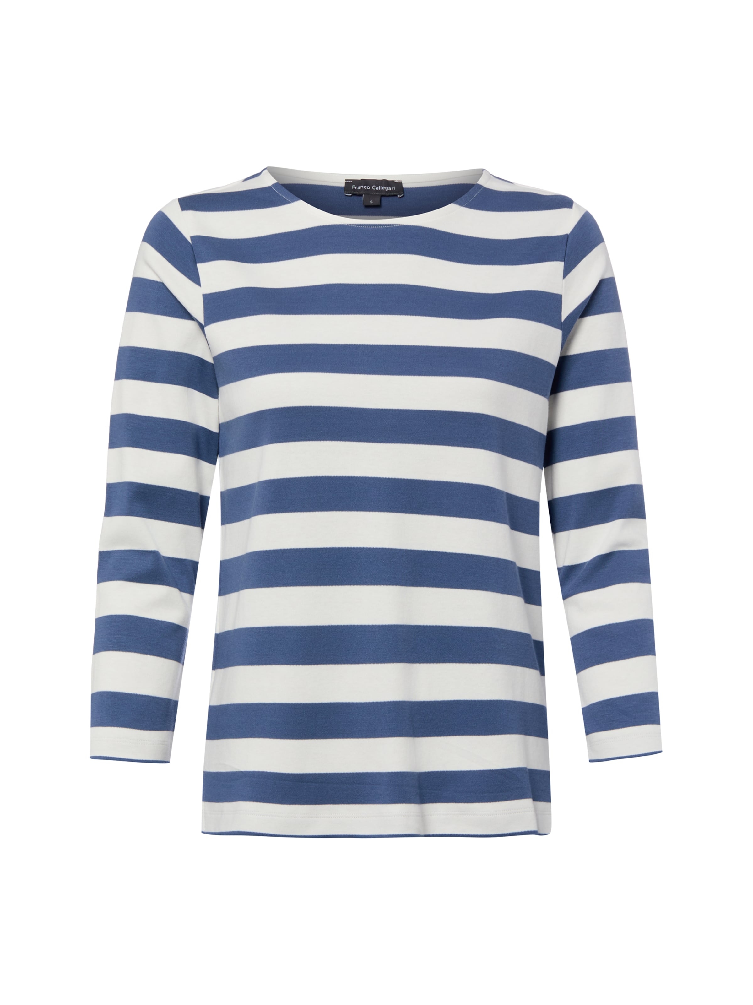 T-shirt Franco Callegari en bleu : devant