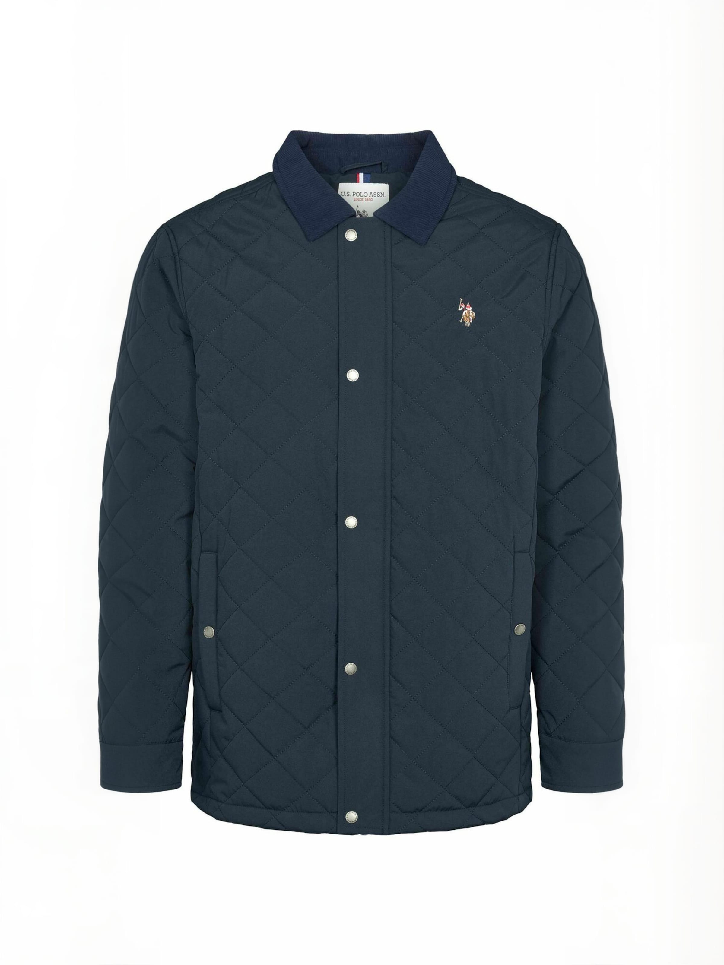 U.S. POLO ASSN. Jackets ' UMDitlev ' in Blau: Vorderseite