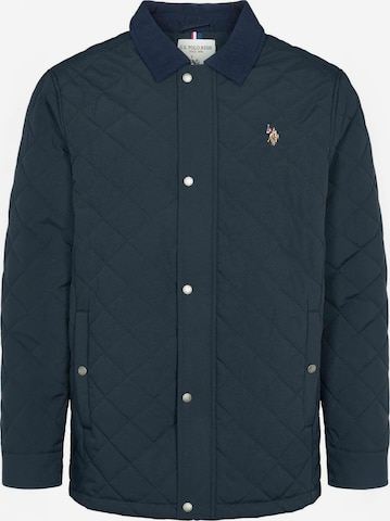U.S. POLO ASSN. Jackets ' UMDitlev ' in Blau: Vorderseite