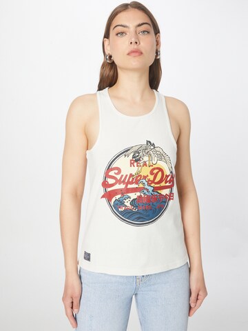 Superdry Top in White: front