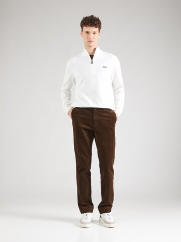 BOSS Pullover 'Momentum' in Weiß