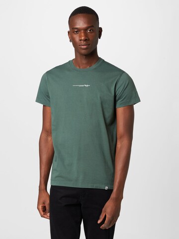 T-Shirt 'ANDREAS' Pepe Jeans en vert : devant