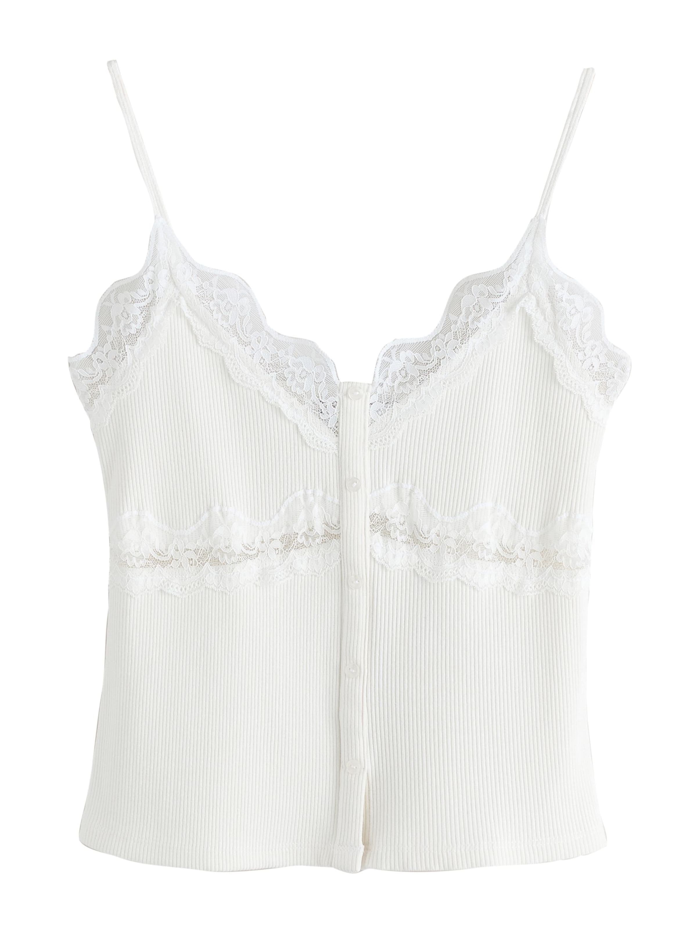 balta Next Palaidinė be rankovių: priekis