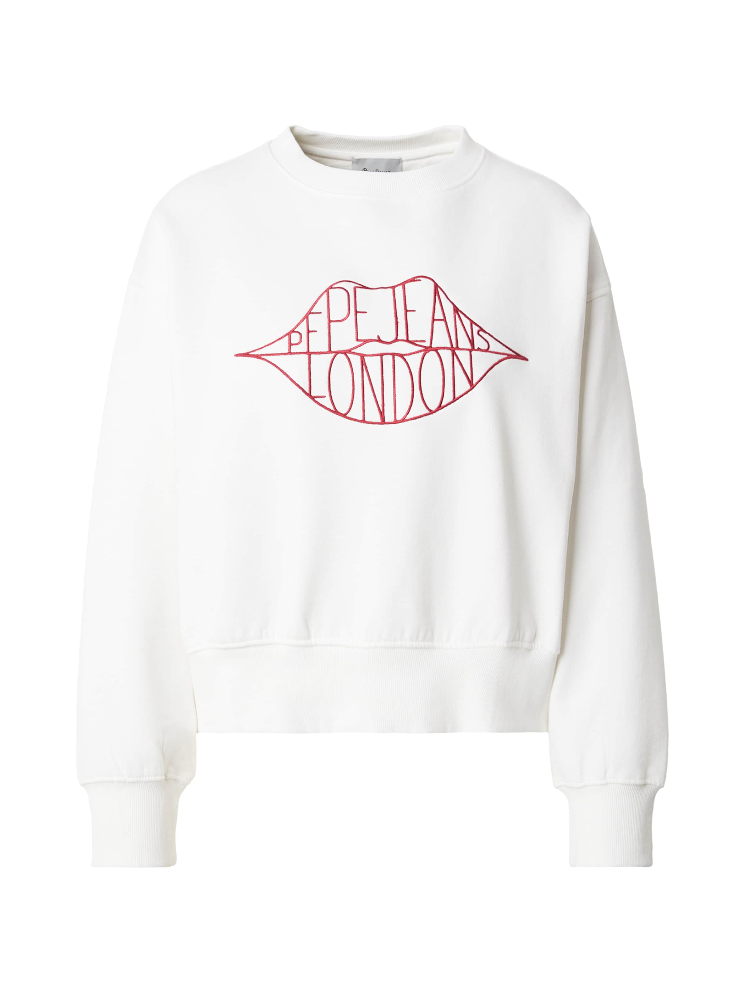 Pepe Jeans Μπλούζα φούτερ 'Bernis' σε μπεζ: μπροστά