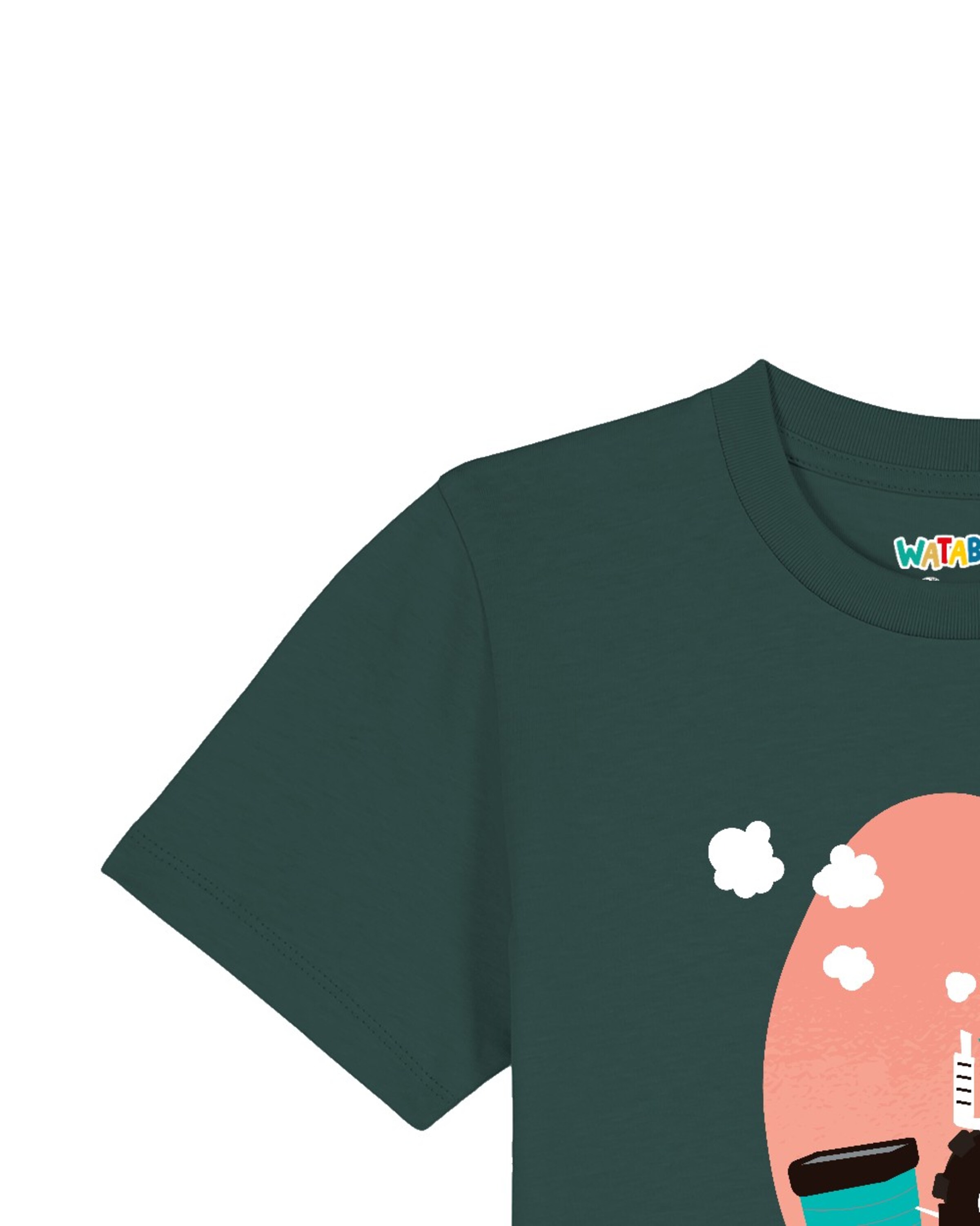 Maglietta 'Traktor' di watabout.kids in verde