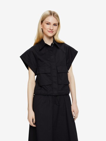 ESPRIT Blouse in Zwart: voorkant