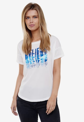 Decay T-Shirt 'Believe' in Blau
