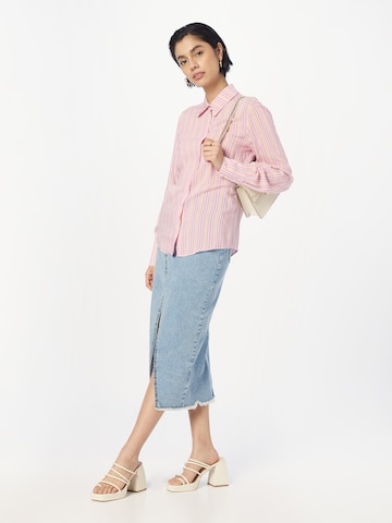 PATRIZIA PEPE Blus 'CAMICIA' i rosa