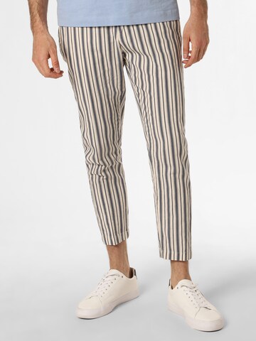 Regular Pantalon 'Philip' Finshley & Harding London en bleu : devant