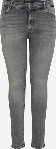 ONLY Carmakoma Skinny Fit Дънки в сиво: отпред