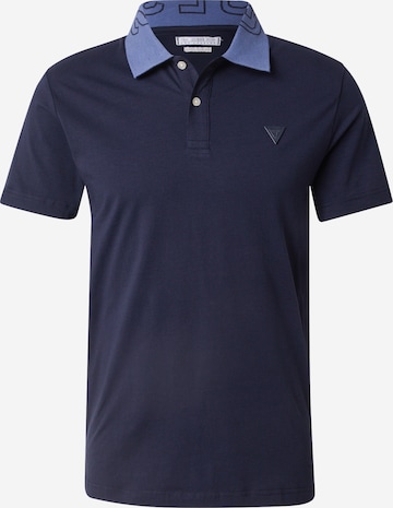 GUESS T-shirt 'NOLAN' i blå: framsida