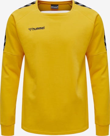Sweat de sport Hummel en jaune : devant