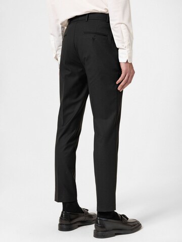 Antioch Regular Trousers with creases 'Luka' in Black