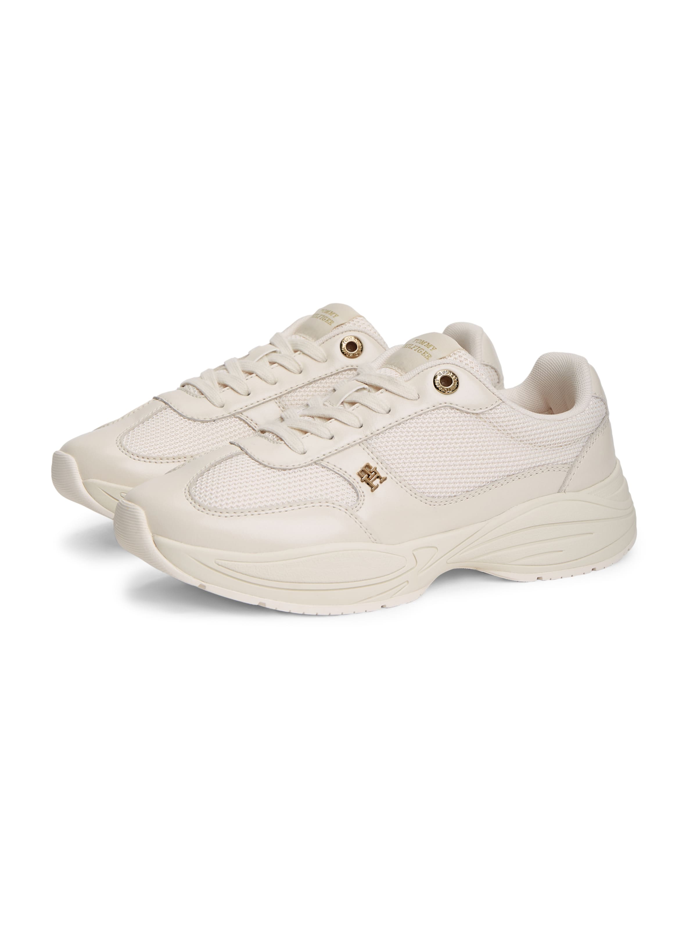 TOMMY HILFIGER Trampki niskie w kolorze beżowy