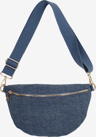 SAMAYA Crossbody Bag 'Keely' in Blue: front