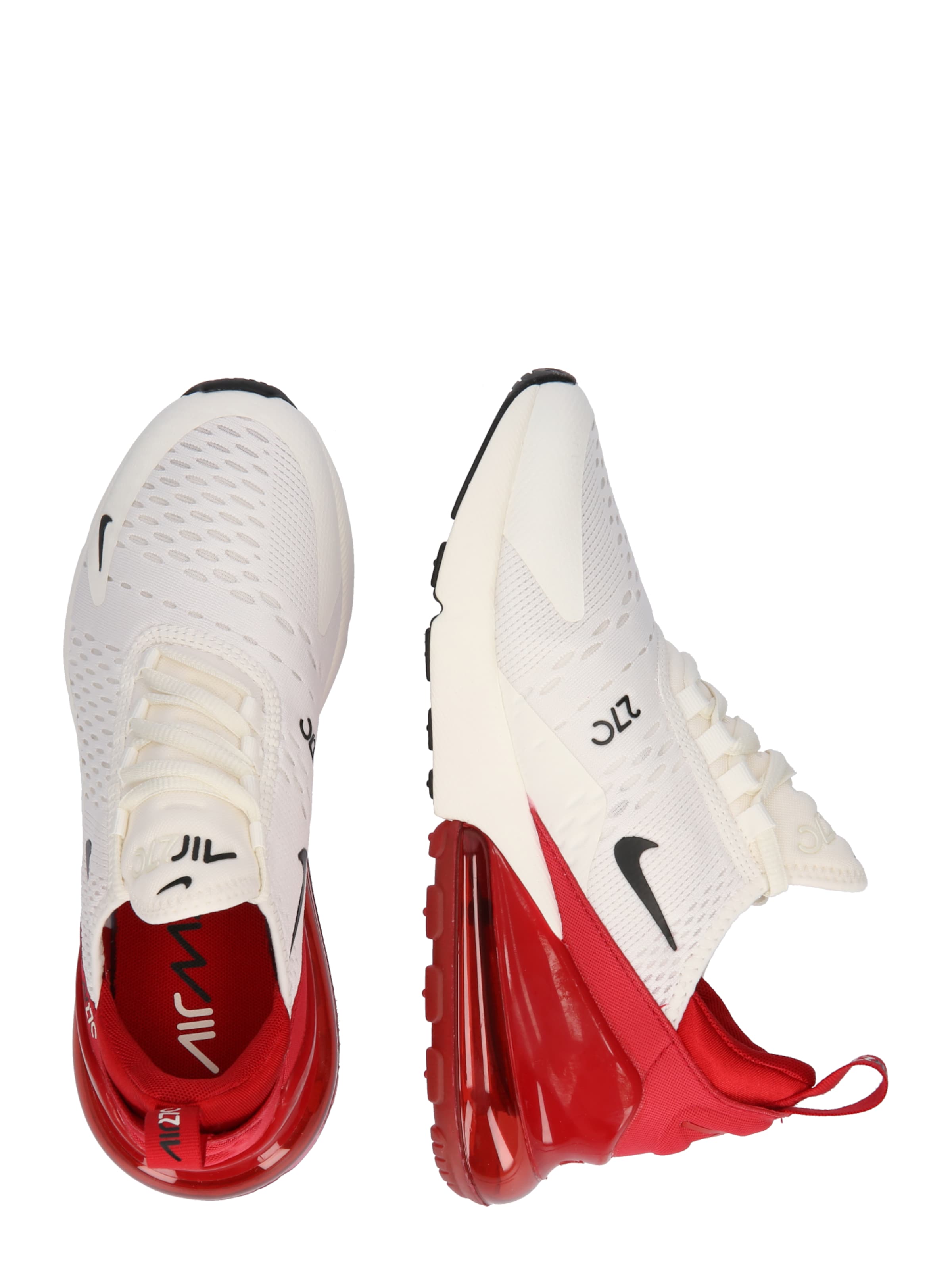 Nike Schoenen Nike Air Max 270 Wit Rood Nike Air Max 270
