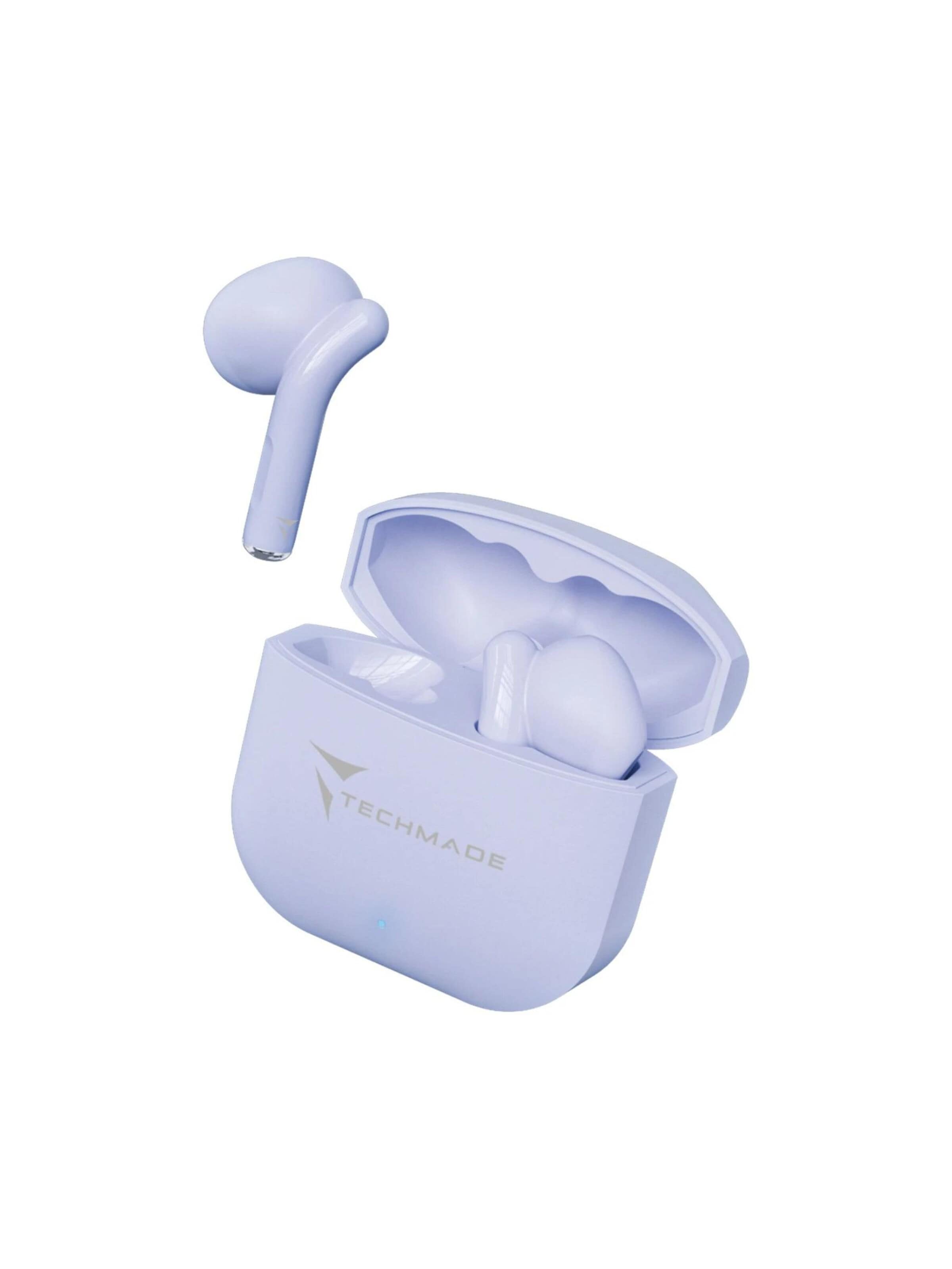Techmade Kopfhörer 'Techmade Kabellose In Ear Kopfhörer Mit Ladebox'‌‌‌‌‌‌ in Lila: Vorderseite