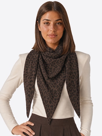 Seasons of April Shawl in Brown