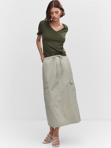 MANGO T-Shirt 'CHALAPI' in Grün