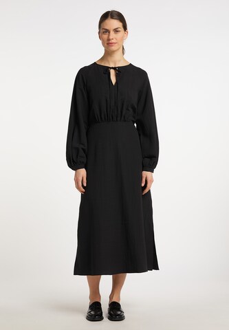 usha WHITE LABEL - Vestido en negro: frente